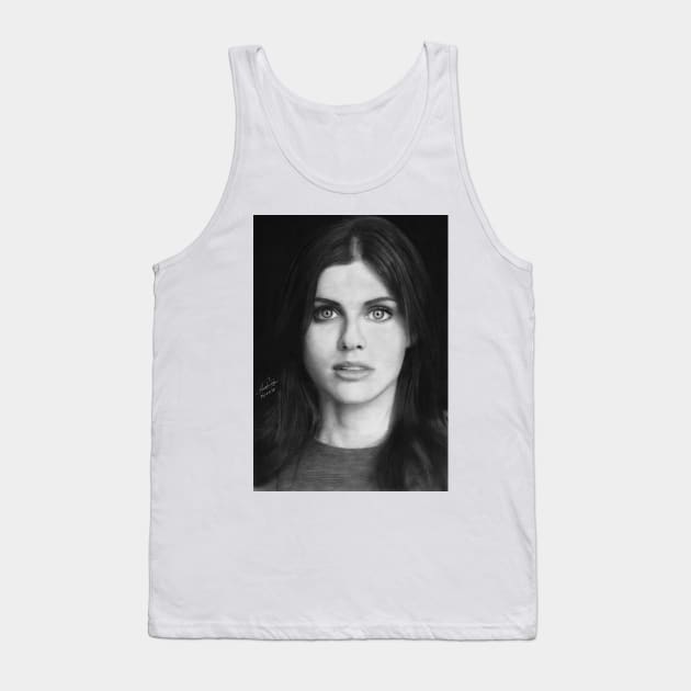 Alexandra Daddario Tank Top by asa7ur